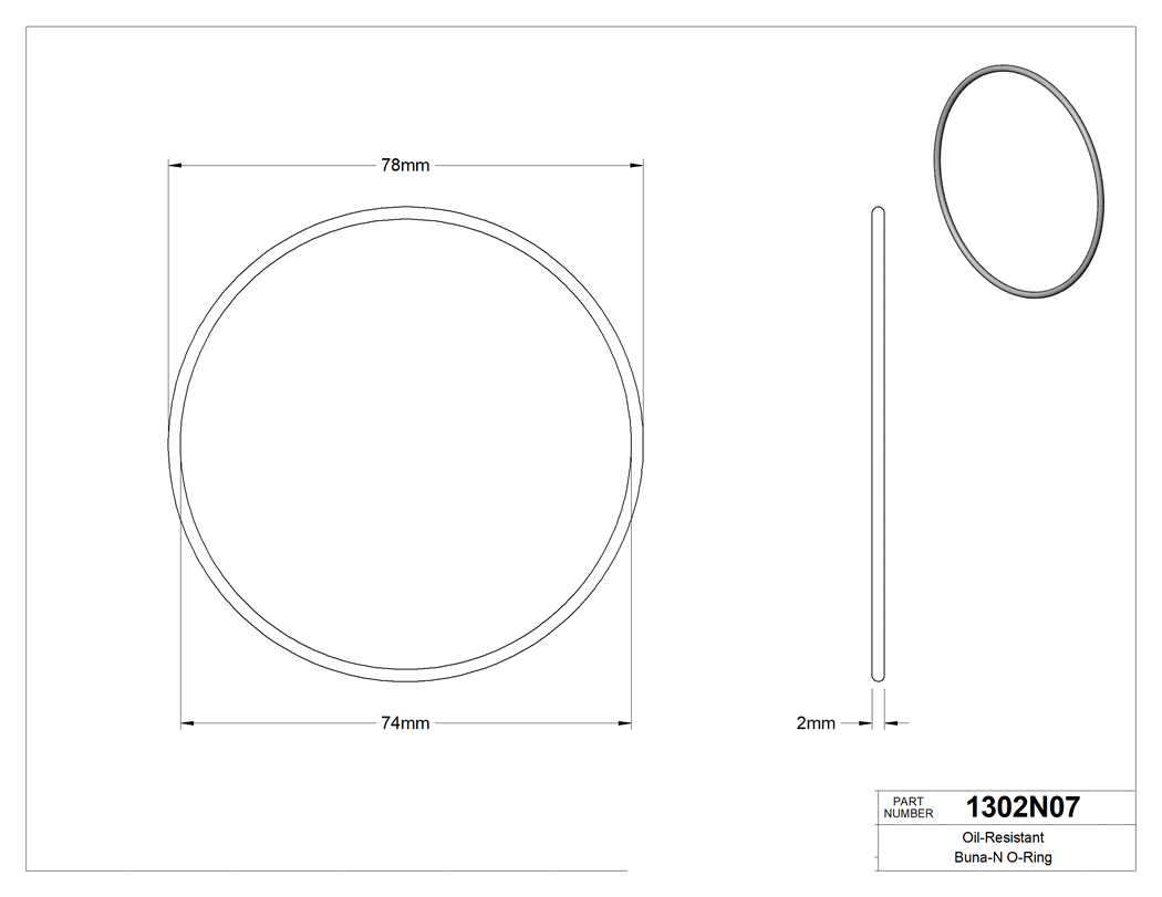 Technical drawing - 1302N07